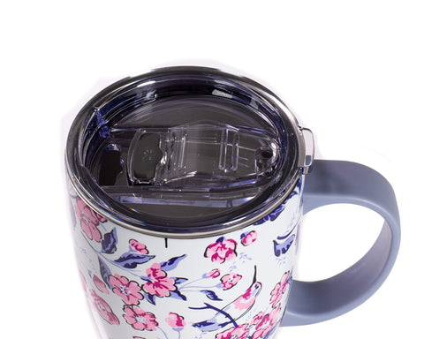 Vera Bradley close up of floral pattern highlighting durable print finish