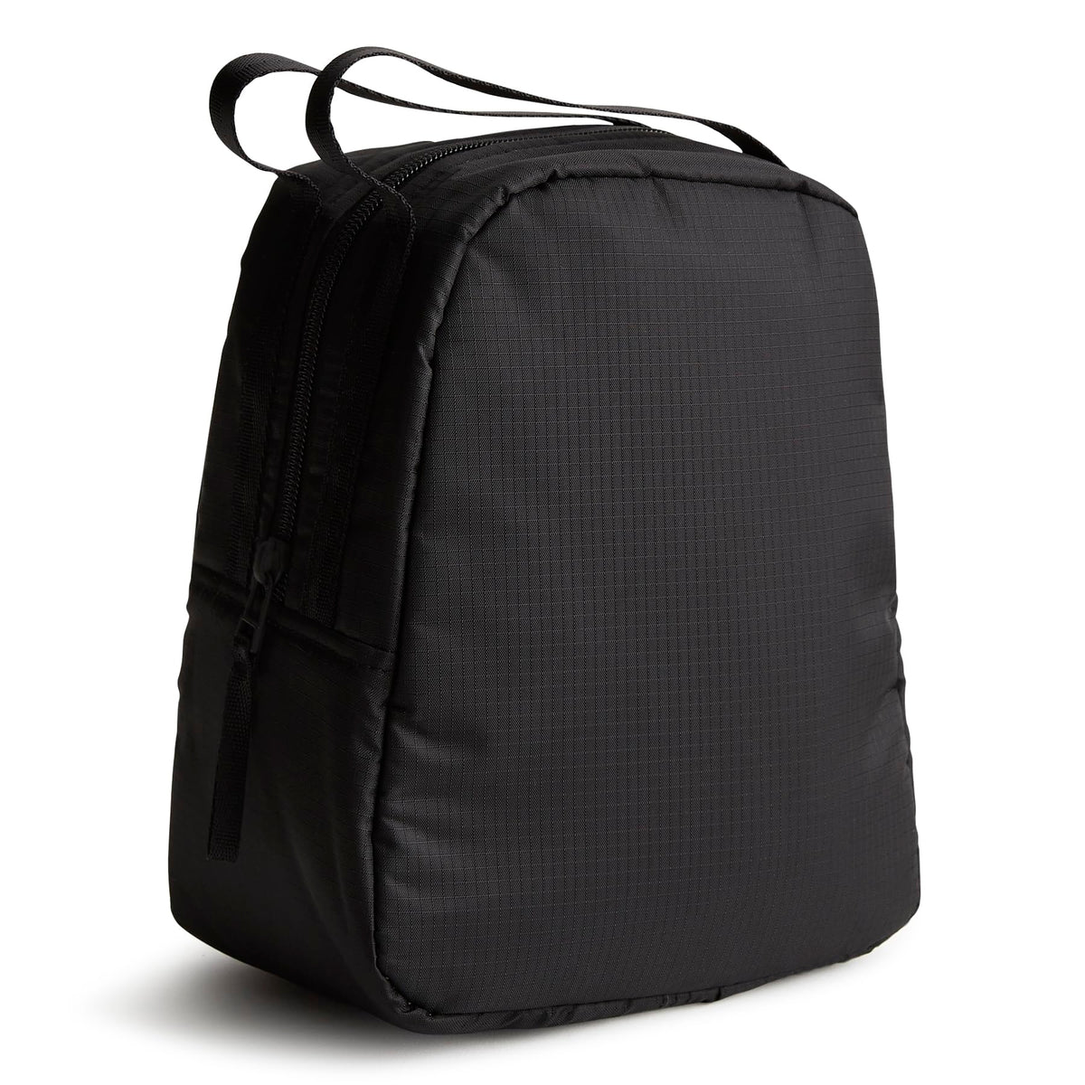Vera Bradley front view showing Moonless Night pattern and compact zip closure for stylish portability