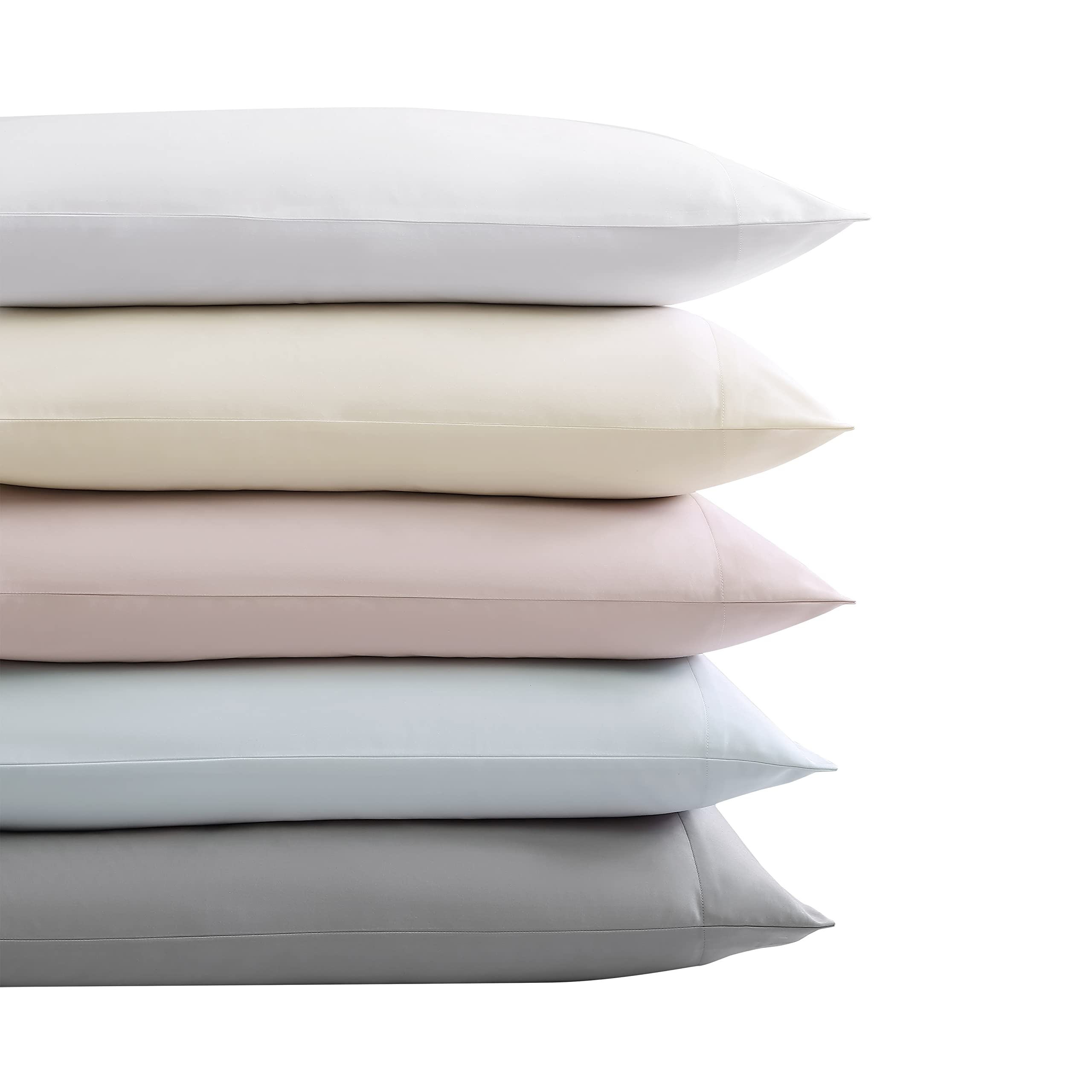Vera Wang sheets beside mattress ruler showing deep pocket fit up to 22 inches