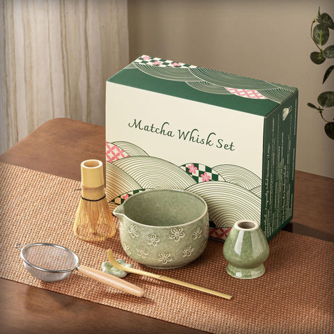 Veraelle bamboo scoop and rest for precise measurement and tidy storage