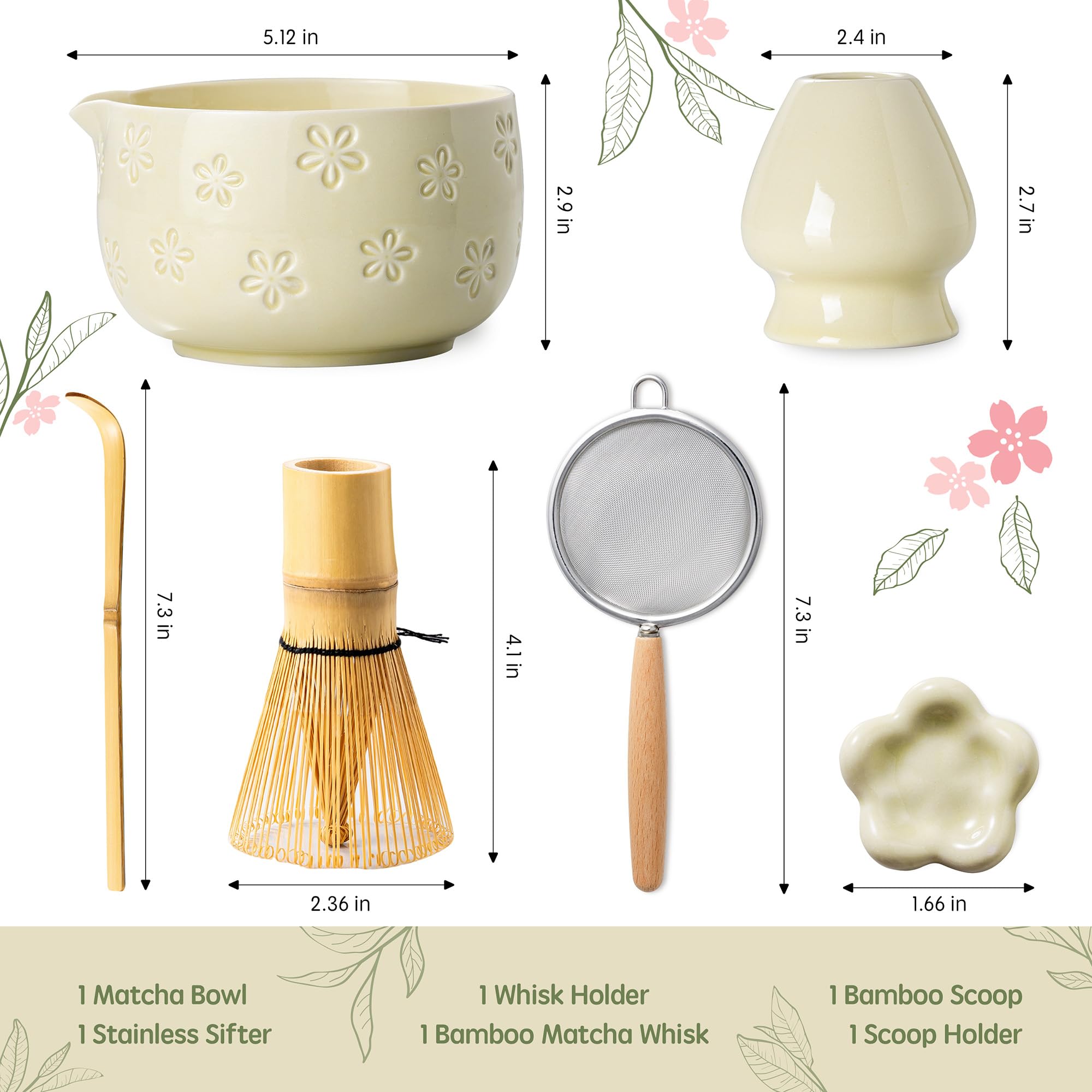 Veraelle matcha kit in use whisking to create creamy foam quickly