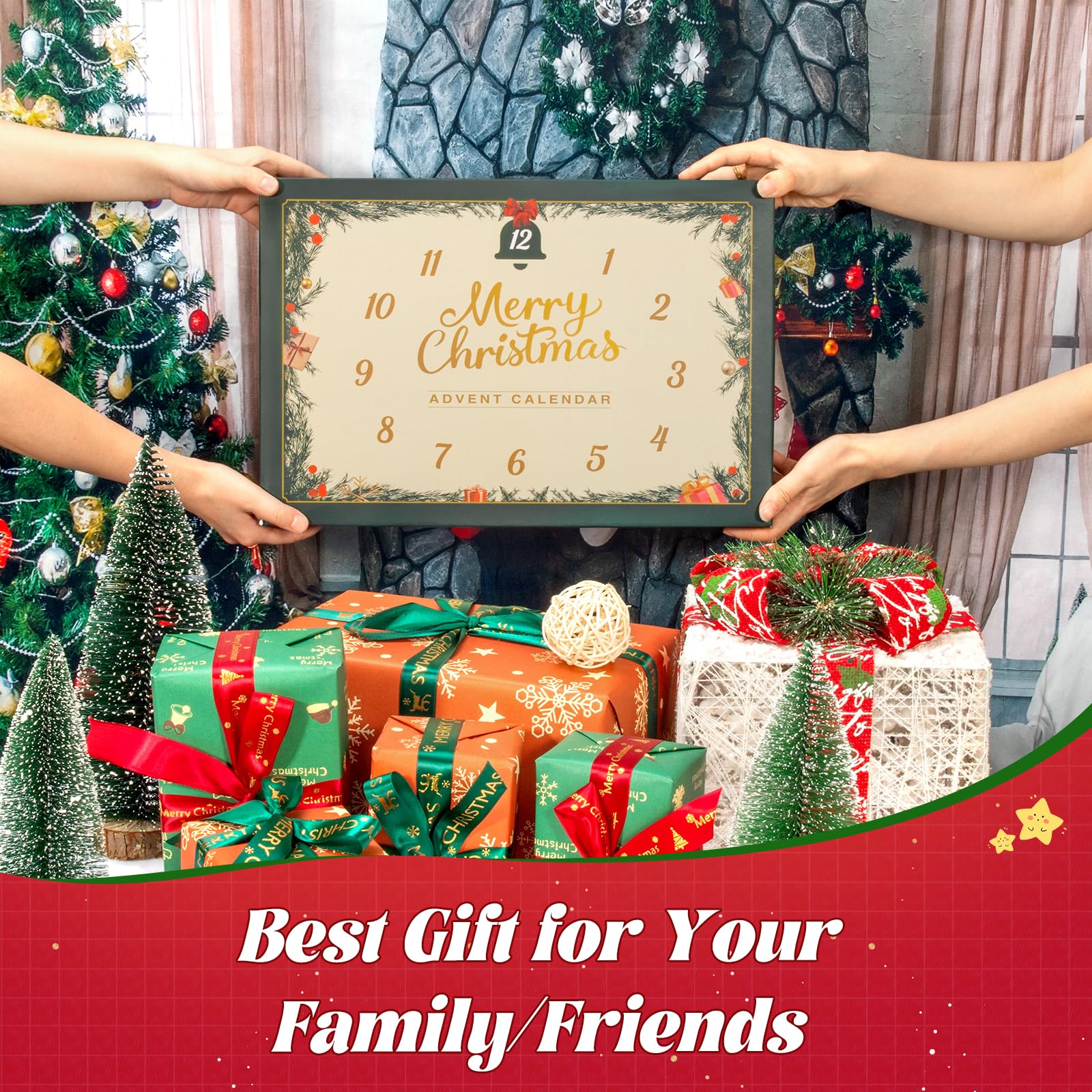 Verdenu mantel display of dolls creating warm seasonal atmosphere
