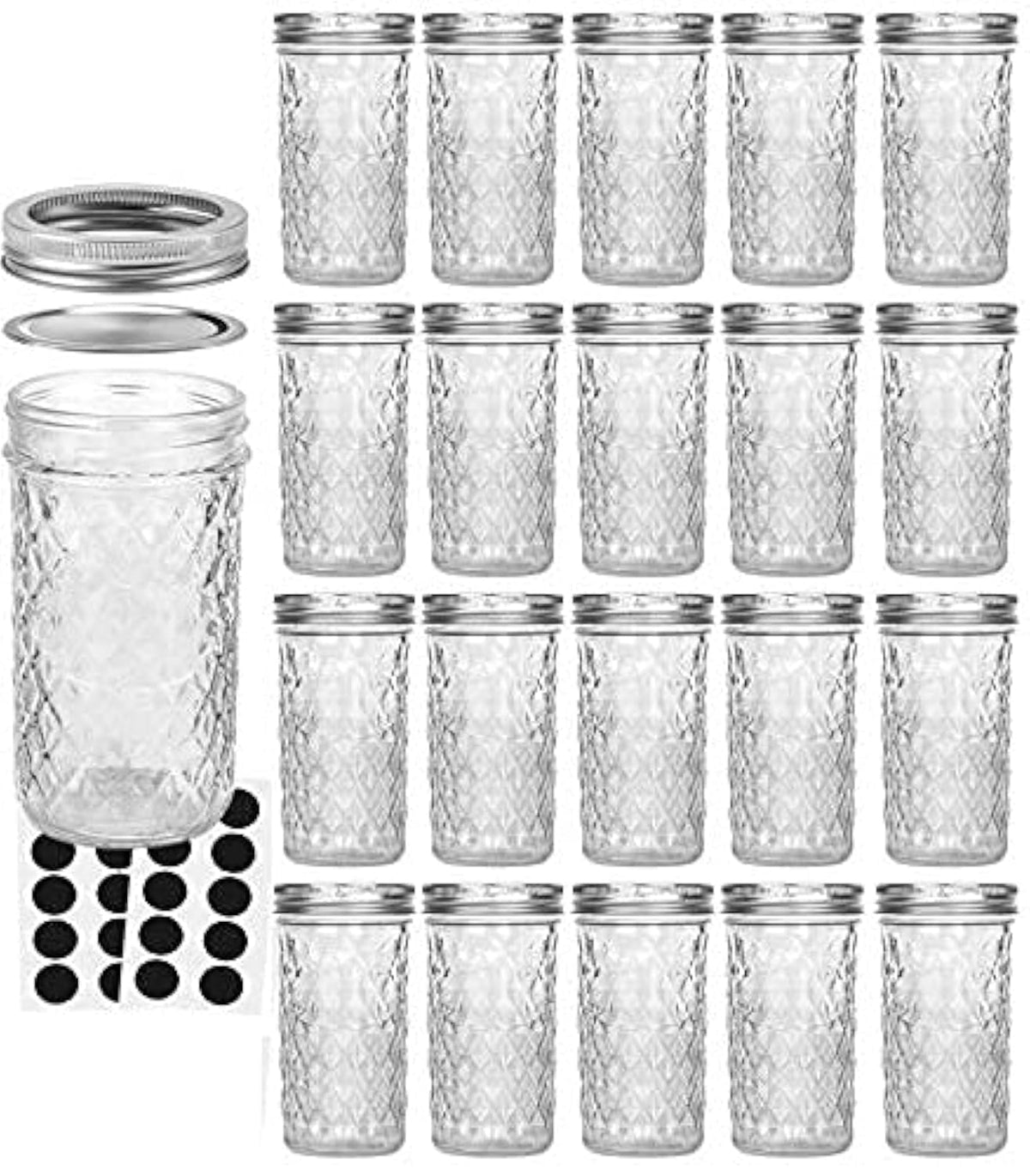 VERONES front view of 20-pack jars showing quantity and packaging benefit