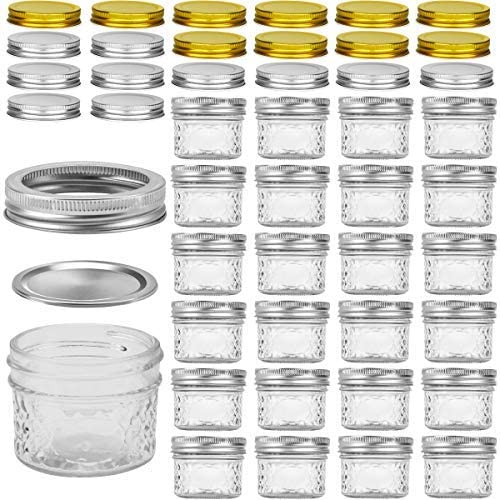 VERONES front view of 25 pack jars showing contents and lids benefit quick setup