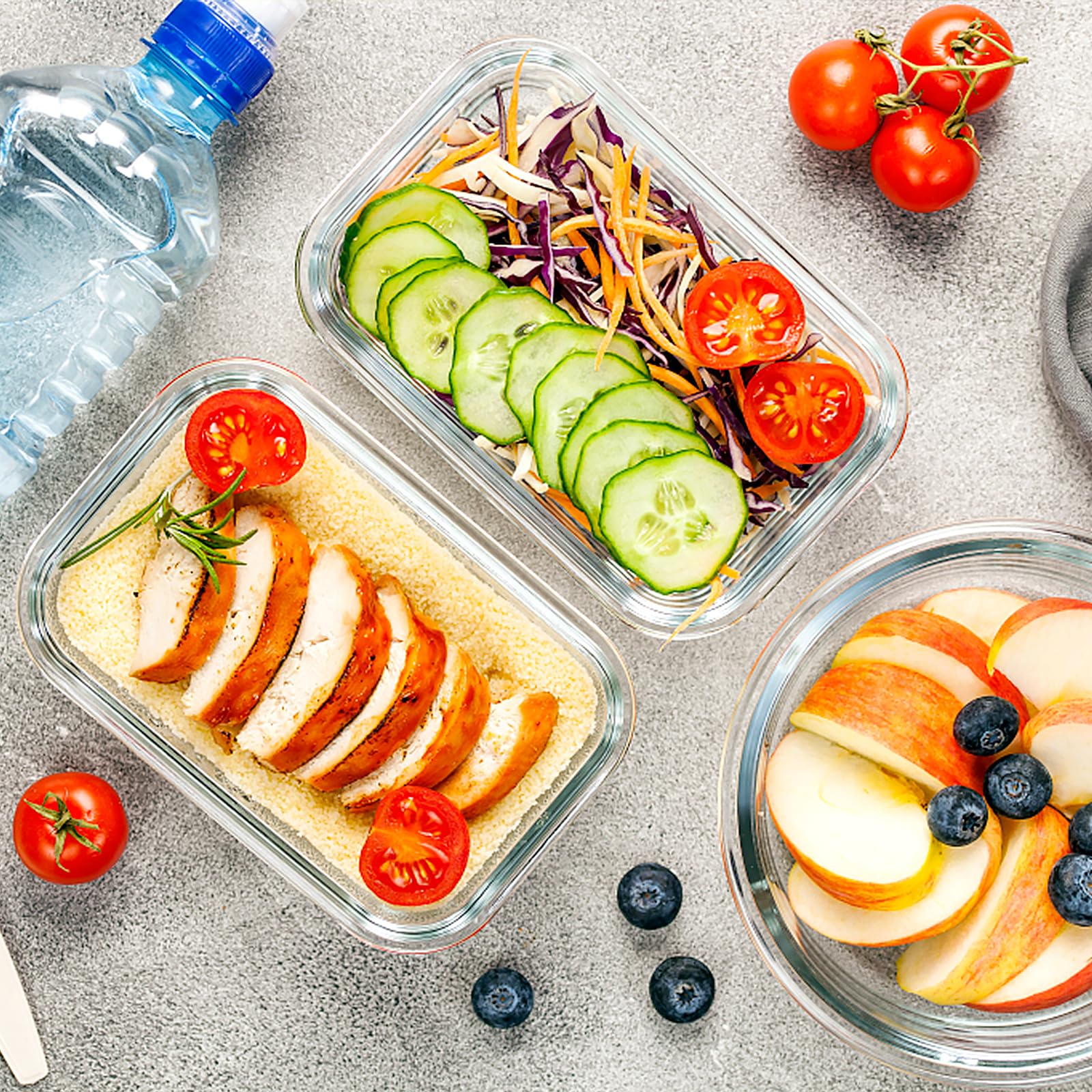 VERONES packed lunchbox scene showing portable meal solution for work