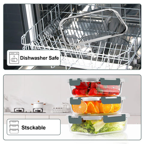 VERONES container in oven-to-fridge scenario highlighting temperature versatility