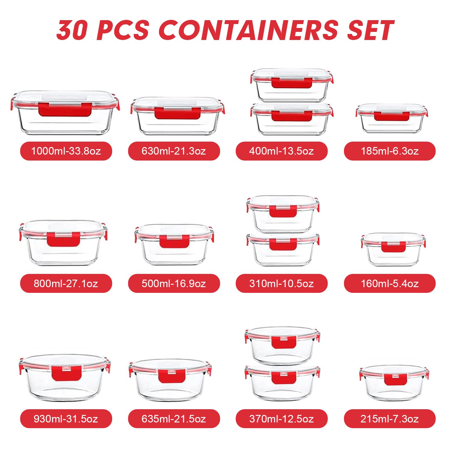 VERONES red lid closeup highlighting airtight snap-lock seal for leak prevention