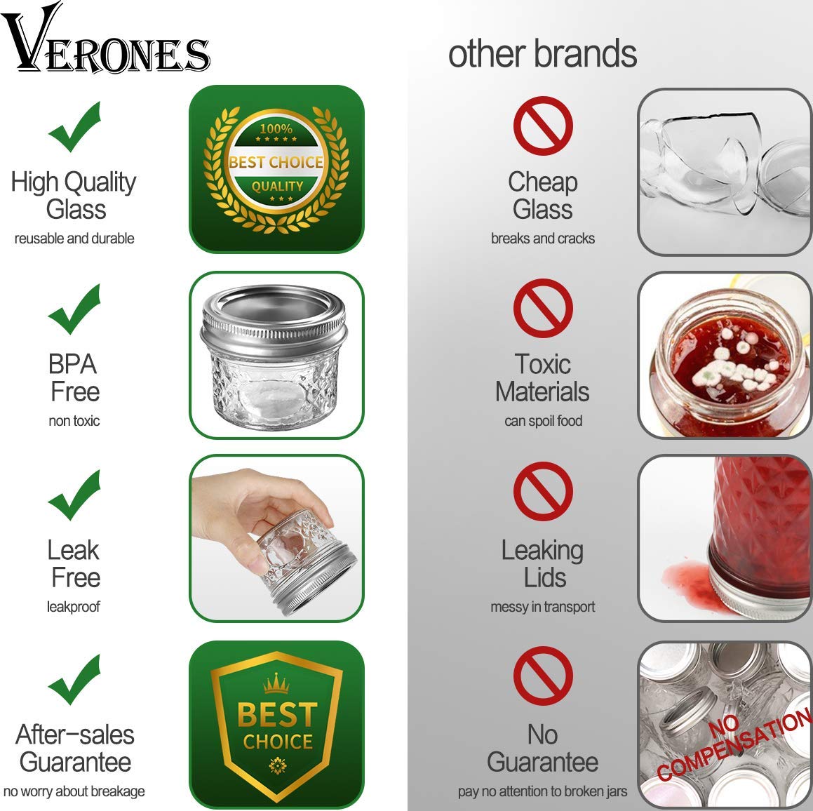 VERONES held in hand to show 4 oz scale and convenient single-serve size