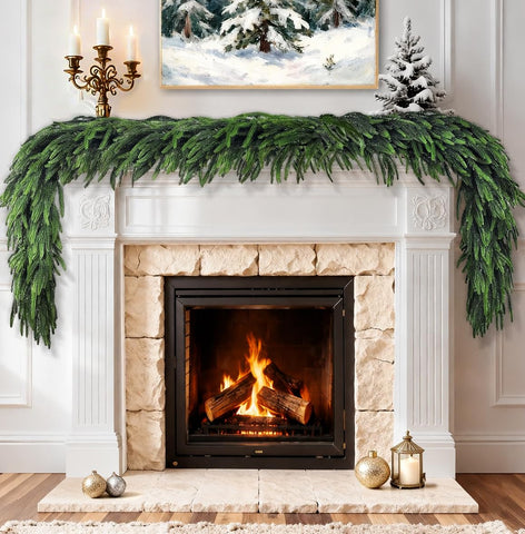 VersaCharm garland beside a tape measure showing six-foot scale