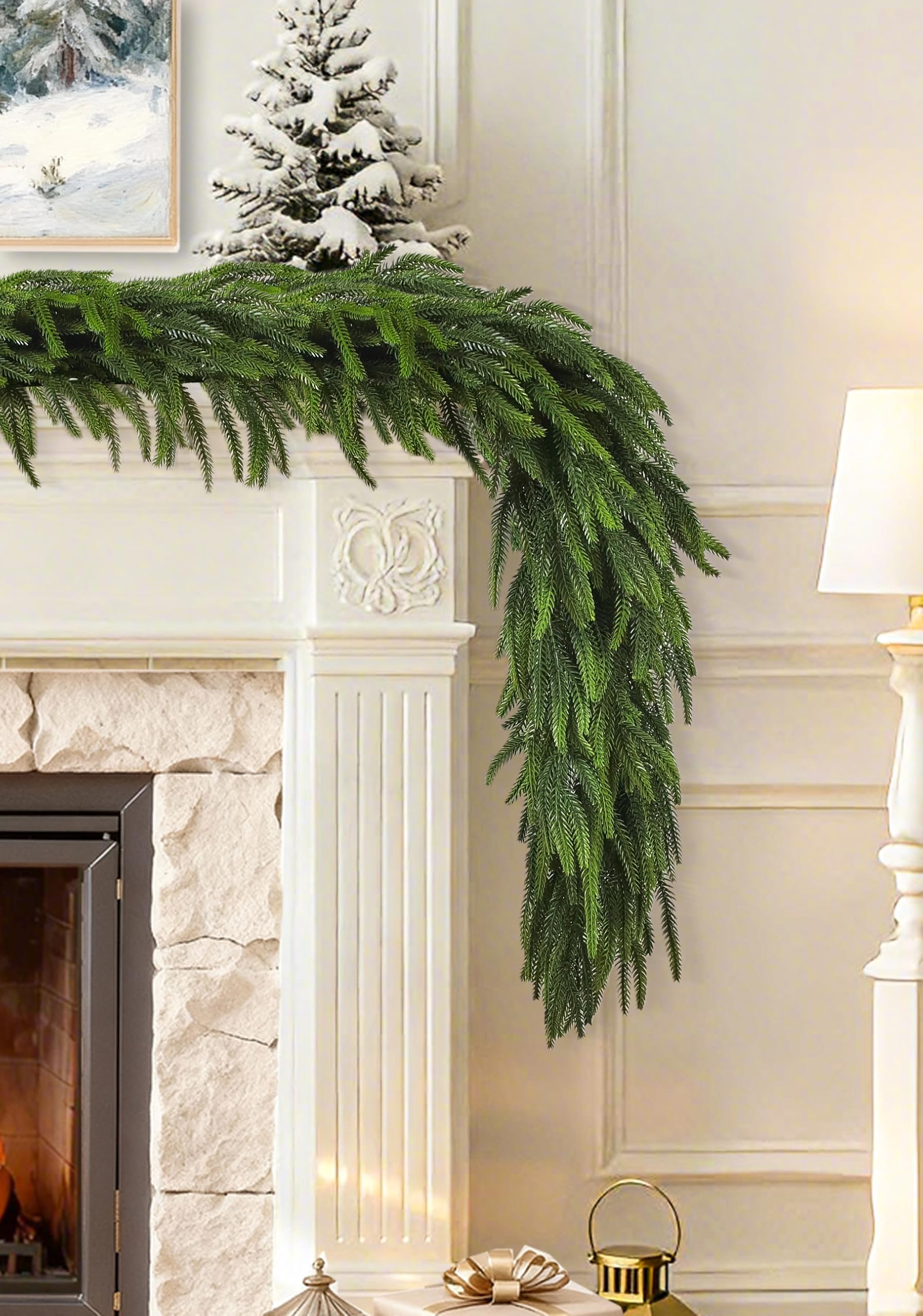 VersaCharm garland used as a table centerpiece enhancing holiday tables