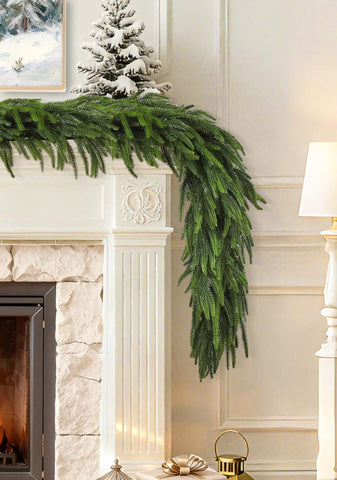 VersaCharm garland used as a table centerpiece enhancing holiday tables