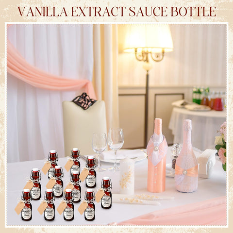 Vesici bottle in hand displaying 4 oz scale and convenient size