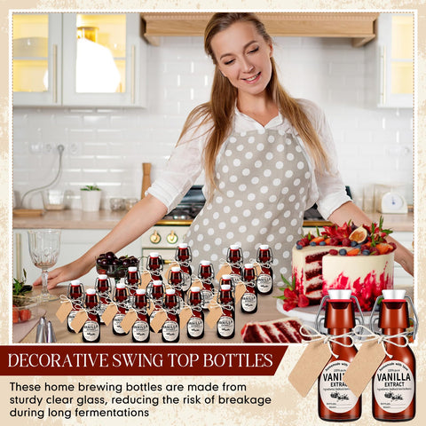 Vesici bottles staged on a kitchen table for serving and entertaining