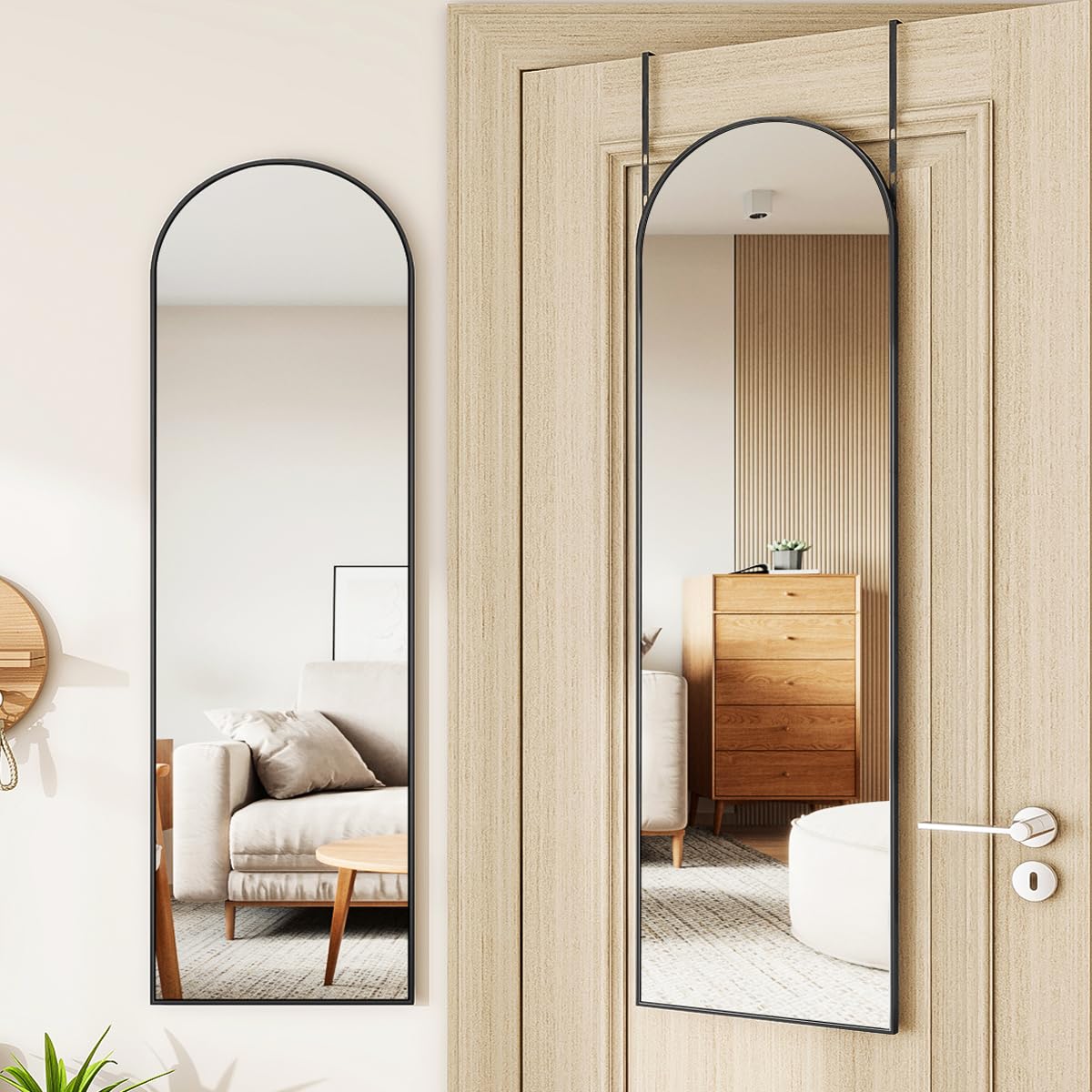 VETROVUE front view showing arched black frame and full-length benefit