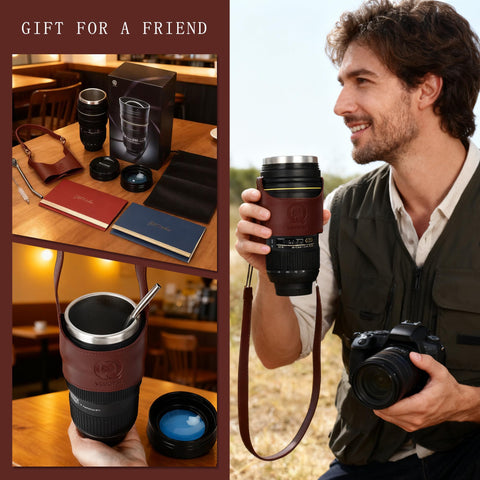 VEUQPM lens mug accessories laid out show complete ready-to-gift benefit