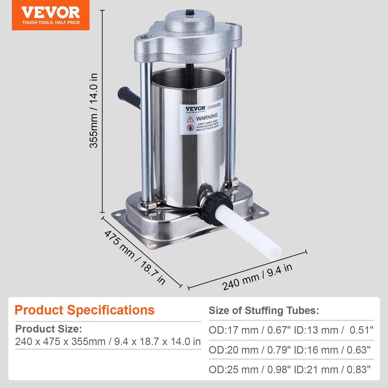 VEVOR scale comparison showing 2L barrel capacity for efficient small-batch production