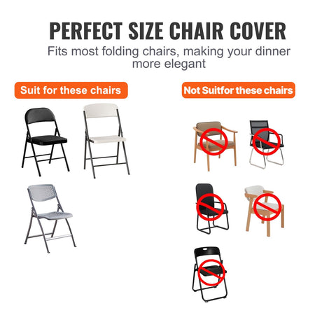 VEVOR bottom leg pockets securing cover to chair legs for stability