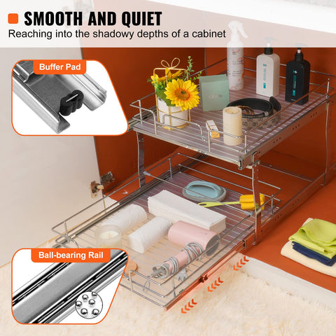 VEVOR detachable wire tray detail for easy cleaning and quick removal