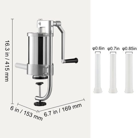 VEVOR disassembled parts spread out for quick cleaning and simple maintenance