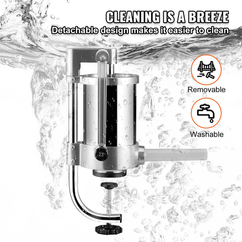 VEVOR handle and piston mechanism view offering steady manual pressure control