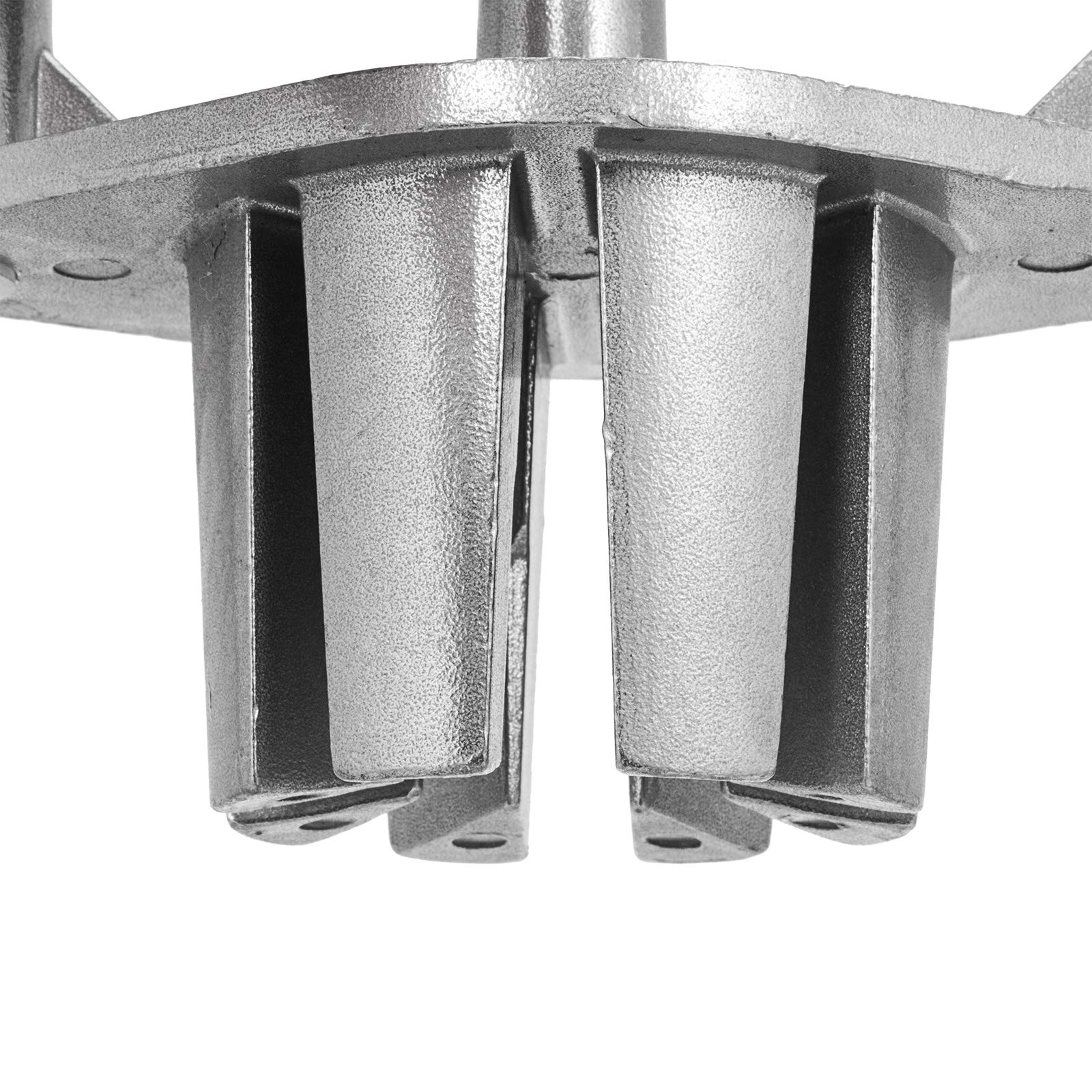 VEVOR Happybuy rubber-foot detail showing anti-slip stability during cutting