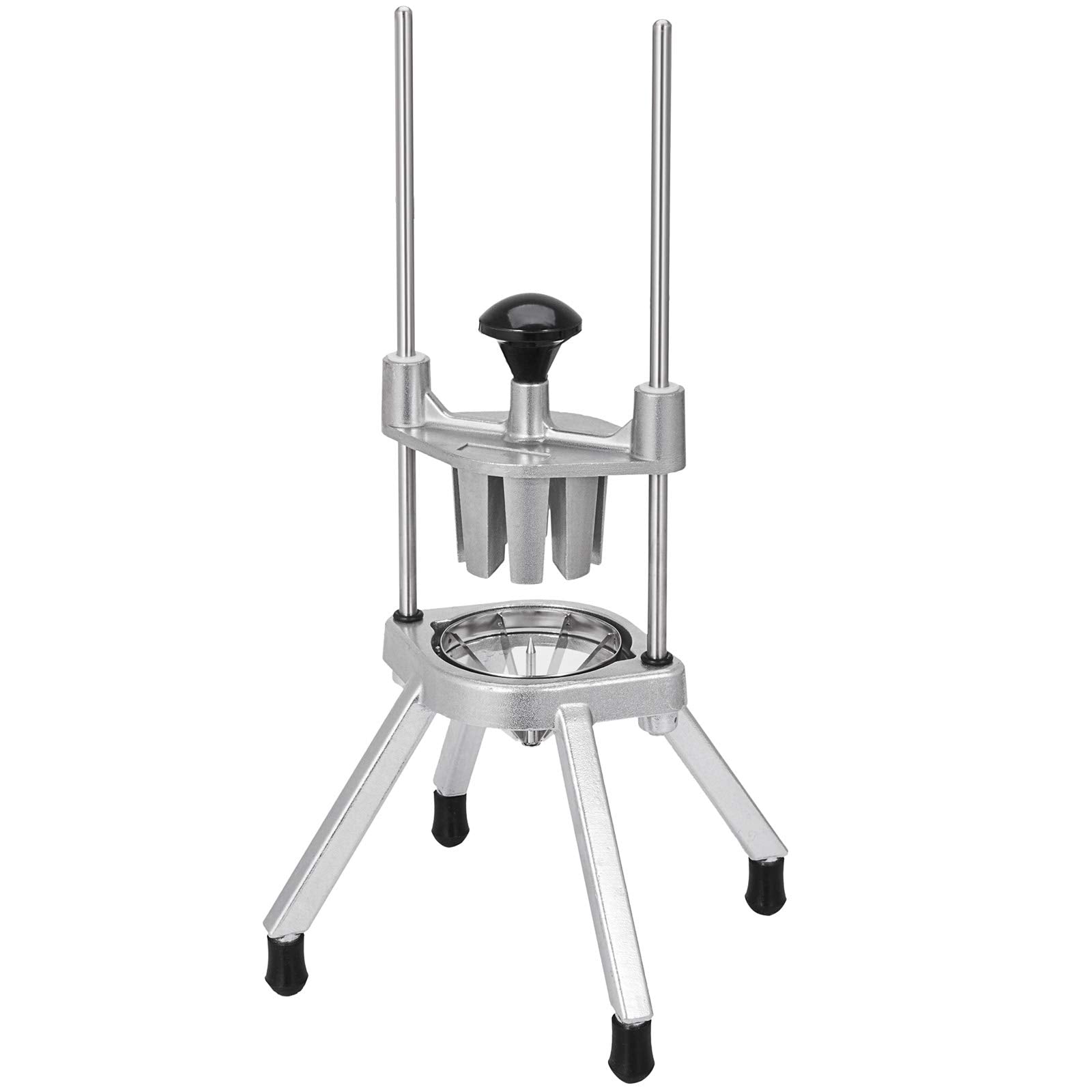 VEVOR Happybuy next to a hand to show weight and compact portability