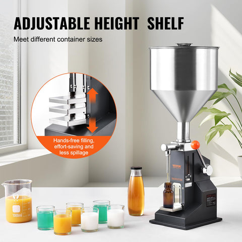 VEVOR adjustable shelf supporting different bottle heights for accuracy