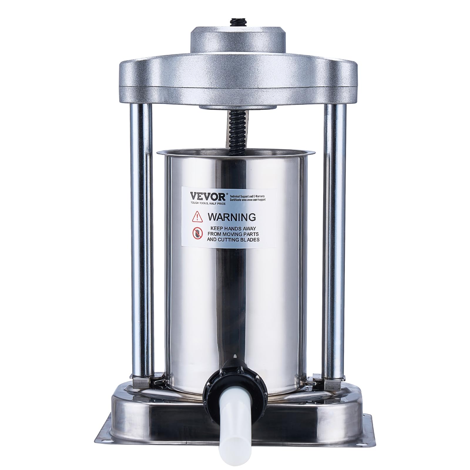 VEVOR lifestyle image on kitchen counter demonstrating compact, professional sausage making