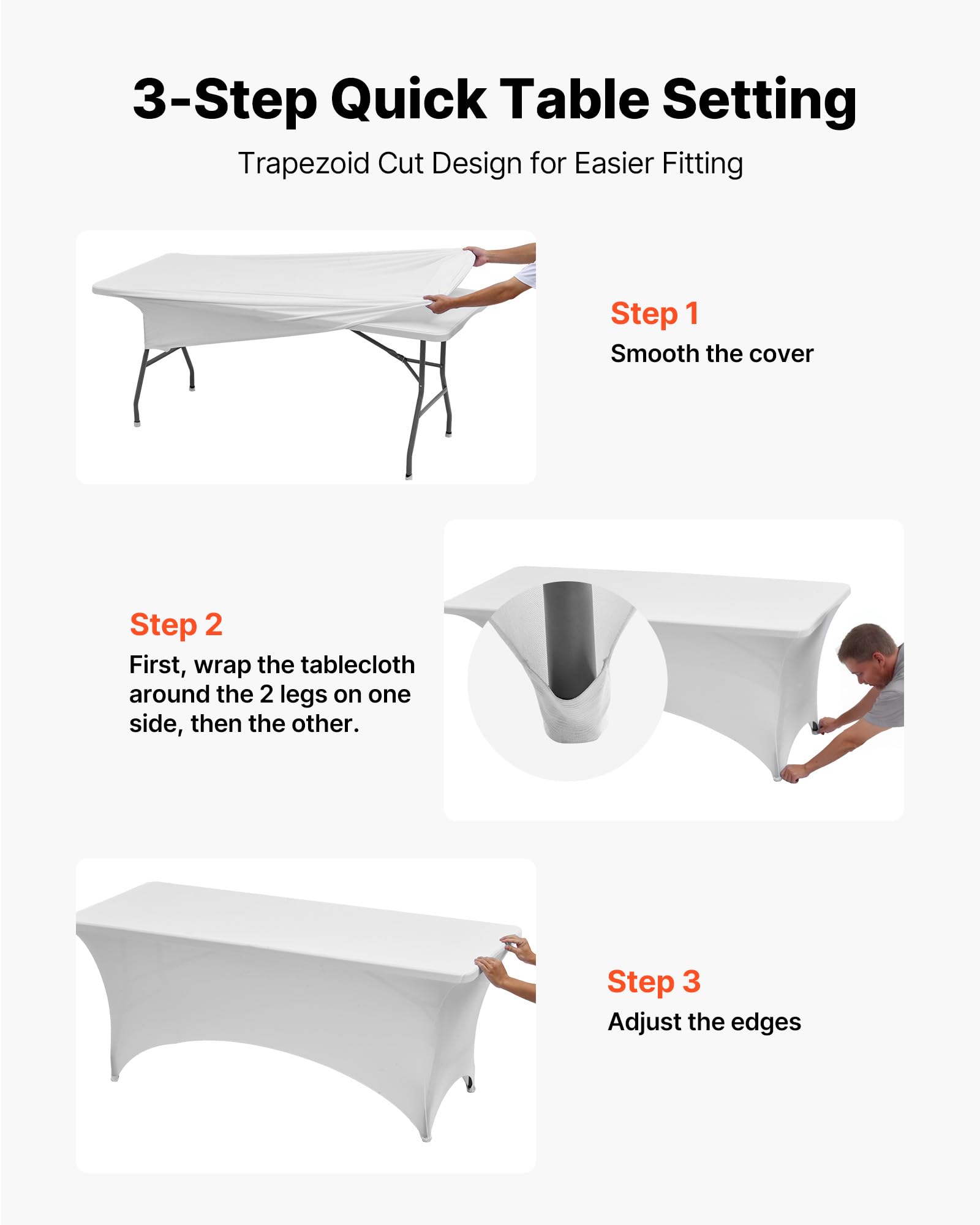 VEVOR outdoor picnic table setup showing protective, tailored coverage