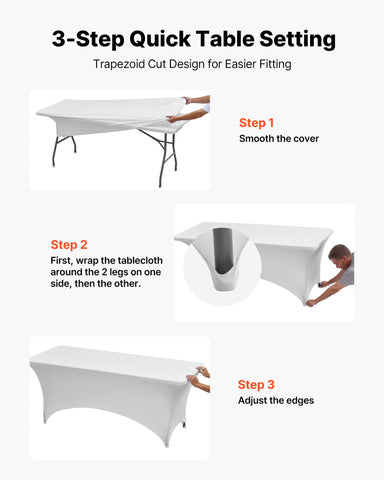 VEVOR outdoor picnic table setup showing protective, tailored coverage