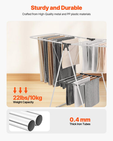 VEVOR detail of included sock clips securing small items and preventing loss