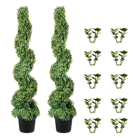 VEVOR topiary used as aisle decor displaying event-friendly elegance