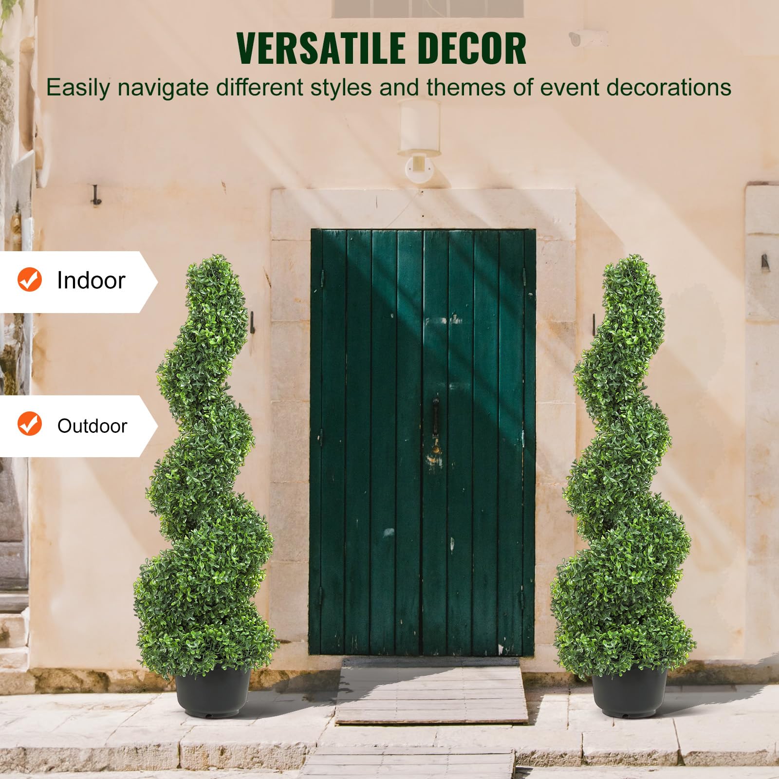 VEVOR beside chair to show 3ft height scale and proportion for rooms