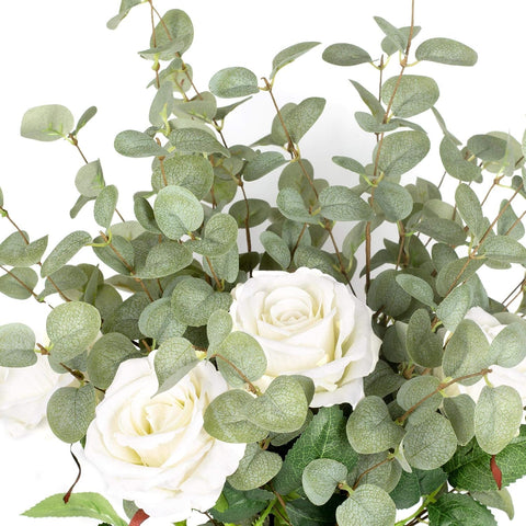 VGIA eucalyptus spray in vase creating effortless home decor