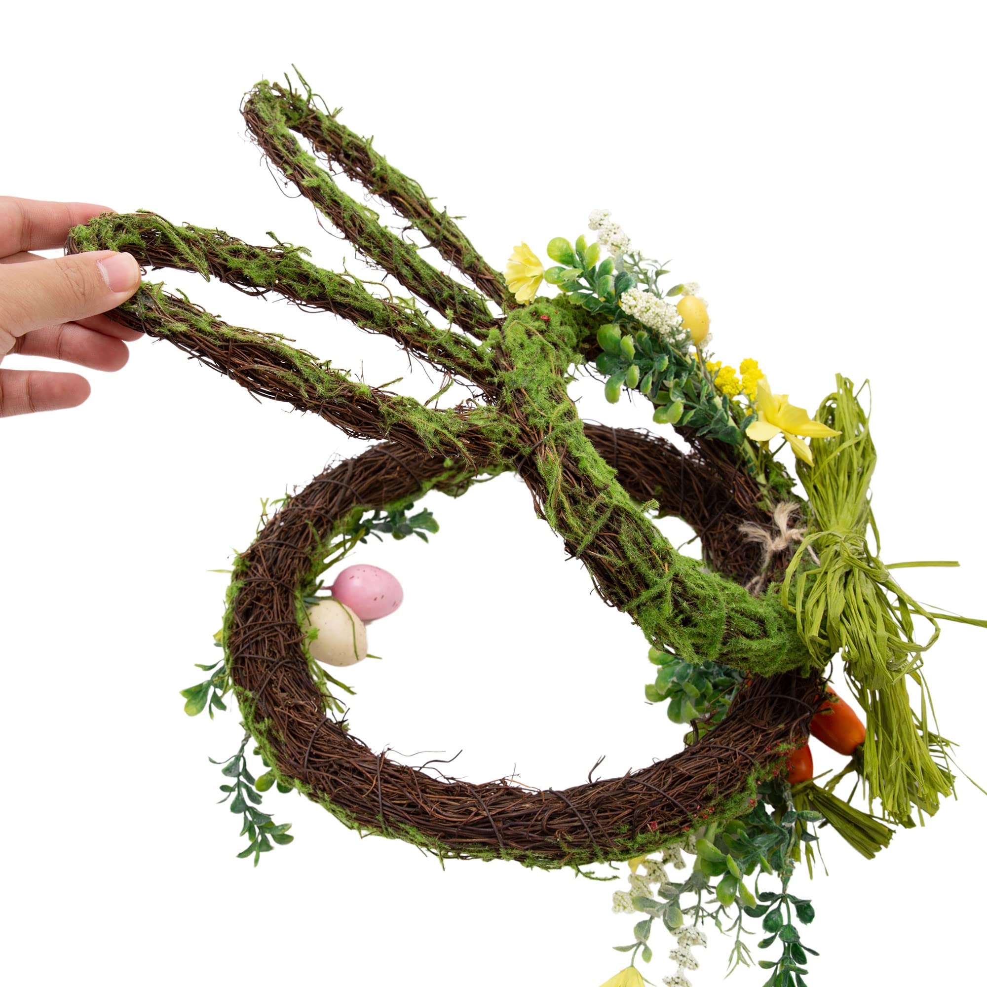 VGIA folded wreath in storage box showing compact seasonal storage benefit