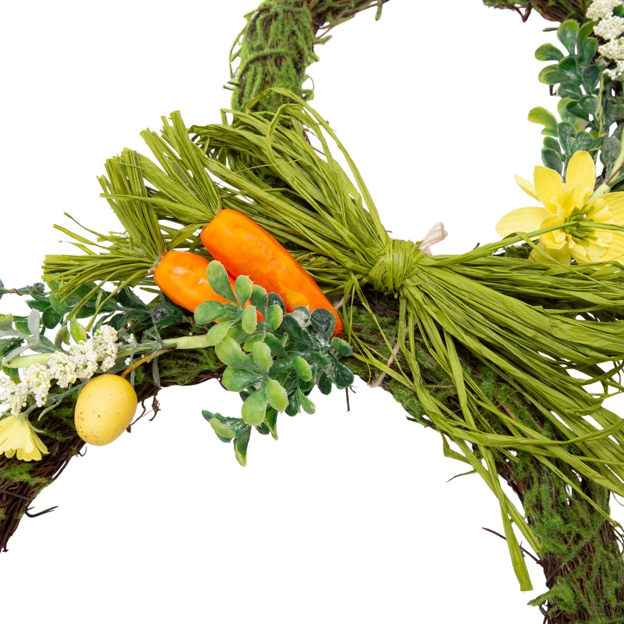 VGIA wreath hanging on front door demonstrating curb appeal and scale