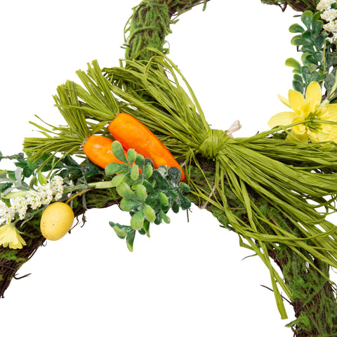 VGIA wreath hanging on front door demonstrating curb appeal and scale