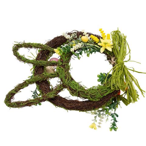 VGIA wreath beside ruler illustrating 27-inch size for easy fitting