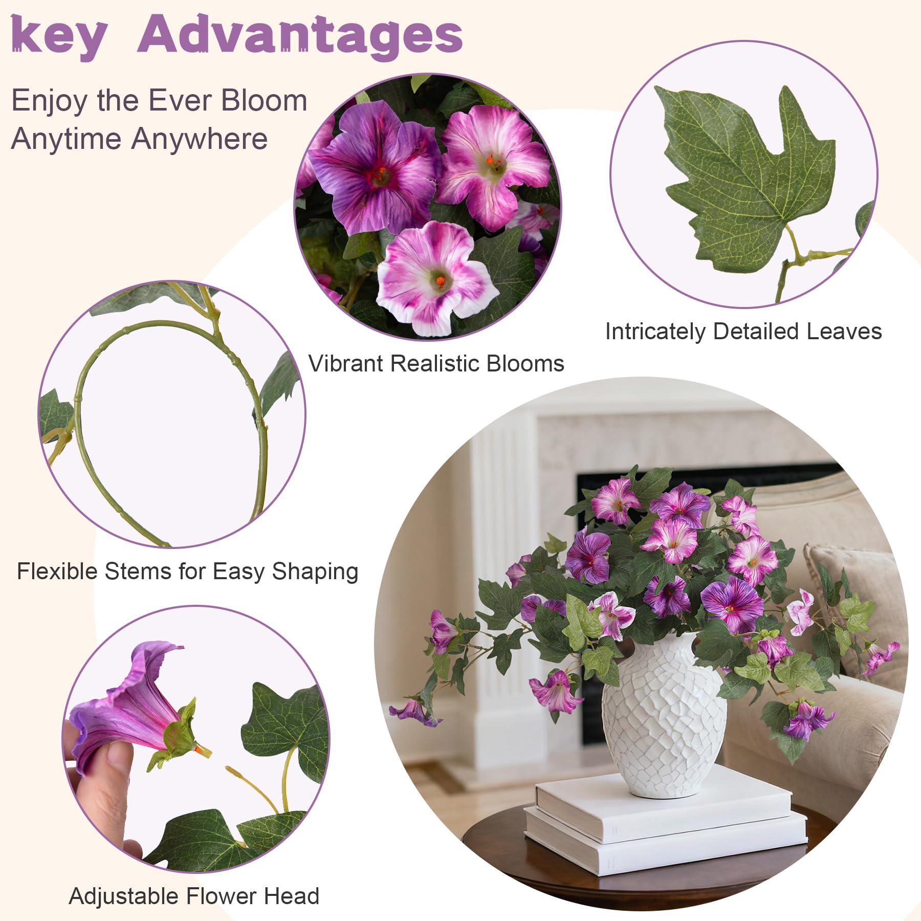 VGNQA styled in a porch vase demonstrating easy outdoor decor upgrade