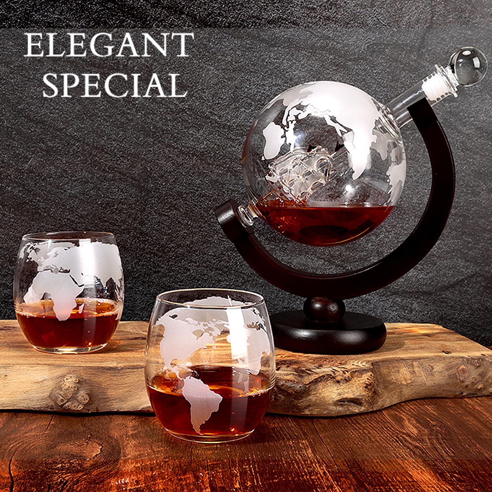 VI AI decanter pouring whiskey smoothly into glass showcasing controlled serving