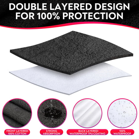 VIBEY mat with pet sitting on it showing pet-friendly protection for furniture
