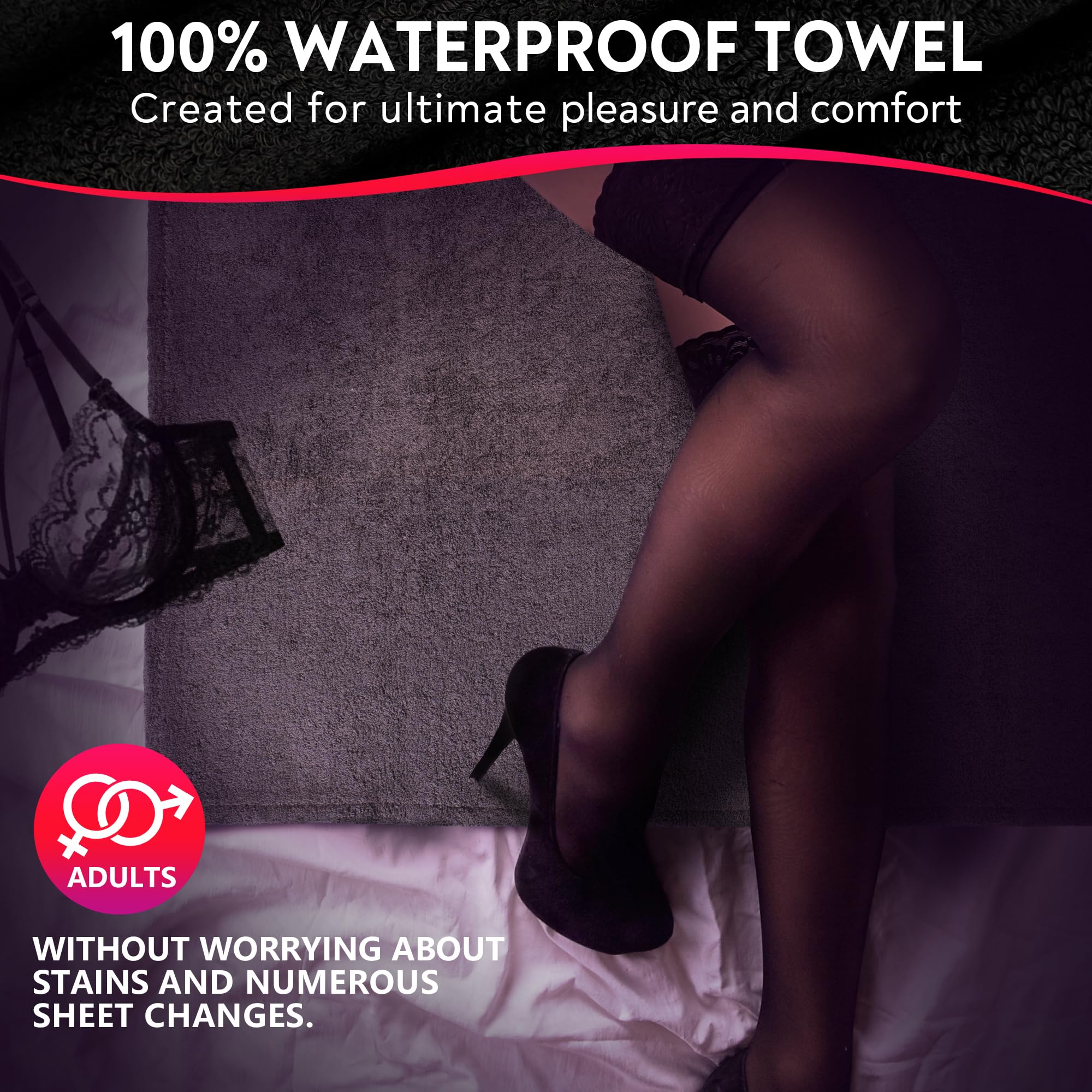 VIBEY TPU-coated backing detail showing waterproof barrier protection for mattress