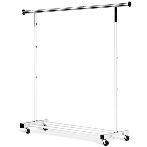 VICERII front view full rack showing hanging capacity and tidy organization