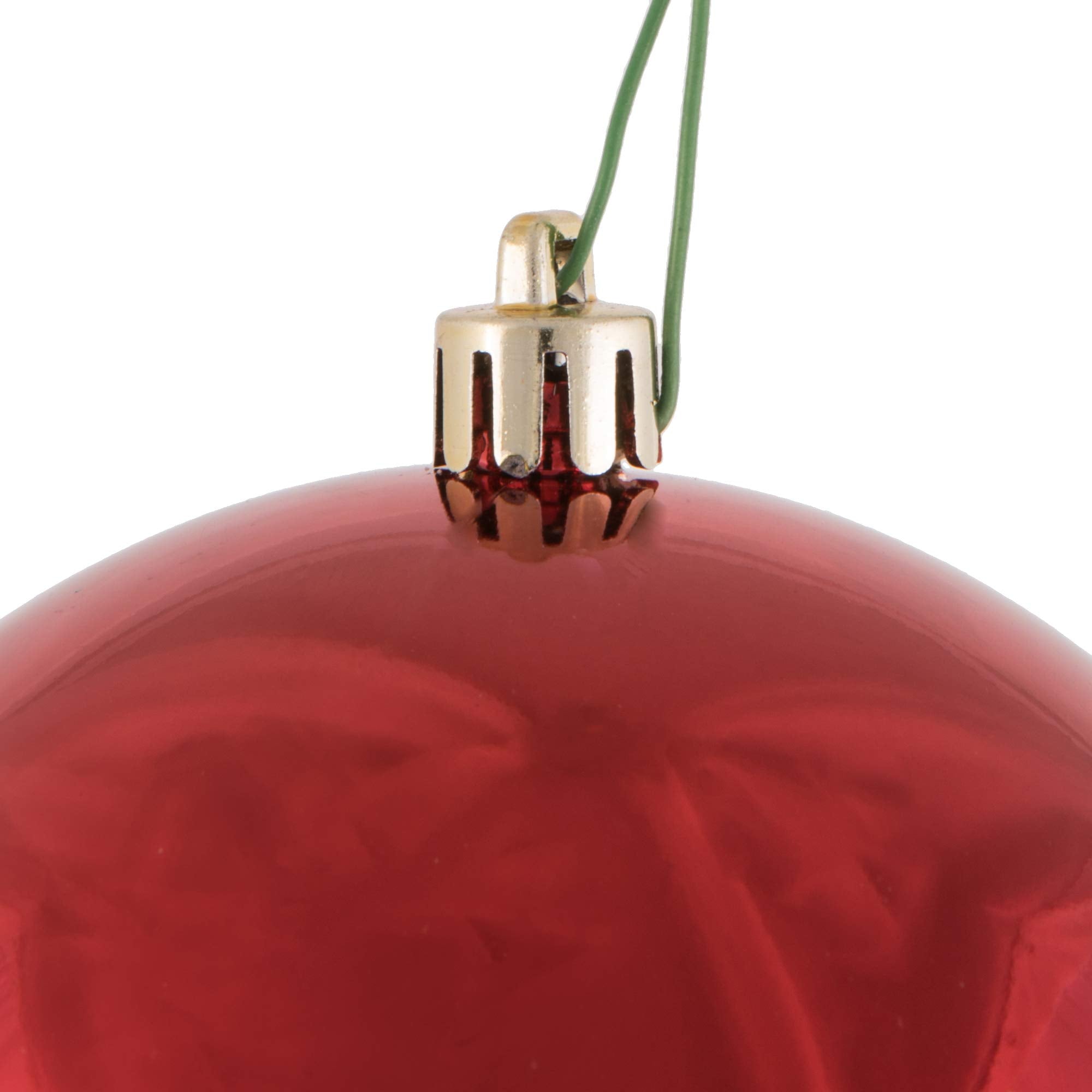 Vickerman close-up of ornament surface highlighting shine and scratch resistance
