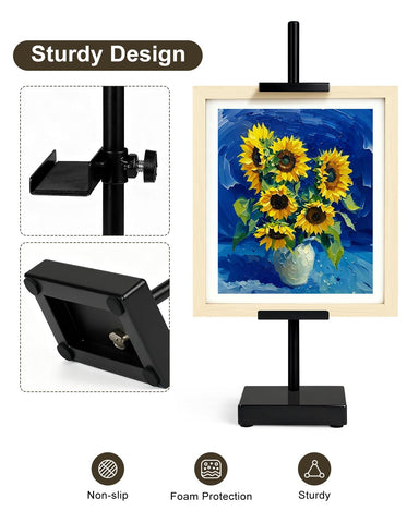 Victawks base with non-slip foam pad ensuring stable tabletop display
