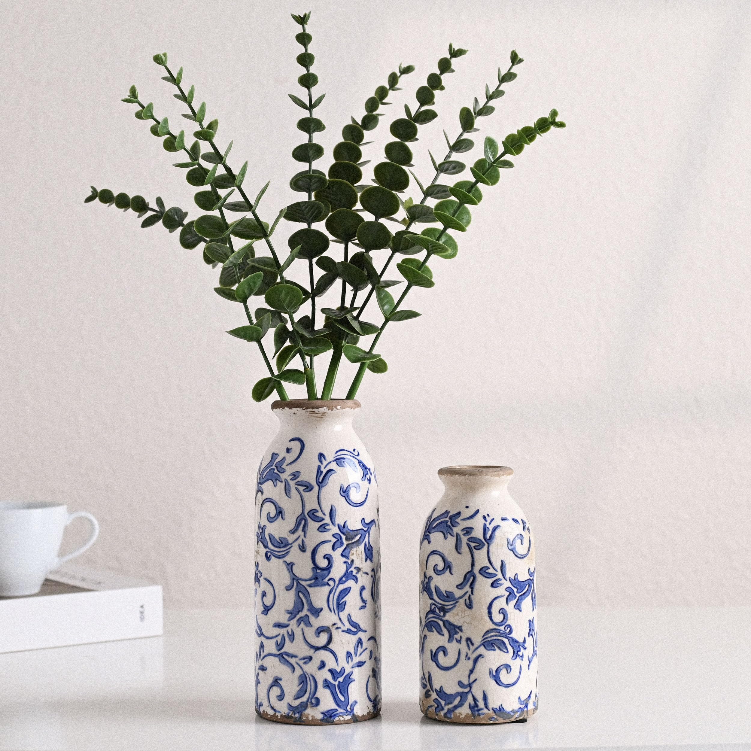 VICTOR & TERESA close-up of crackle glaze texture highlighting handcrafted vintage charm