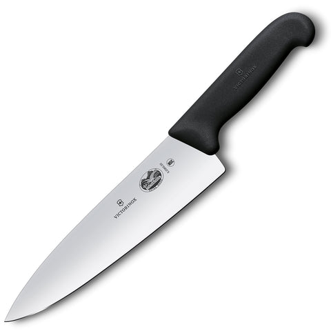 Victorinox Fibrox ergonomic handle detail for secure comfortable grip