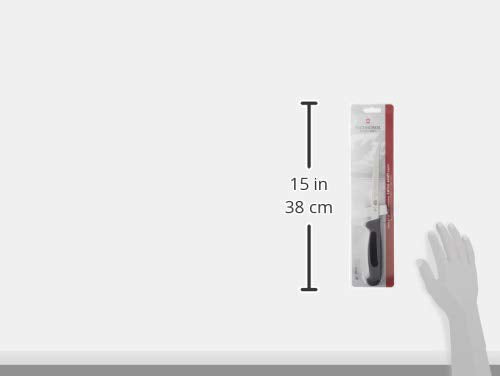 Victorinox Fibrox Pro knife in use trimming meat for efficient portioning