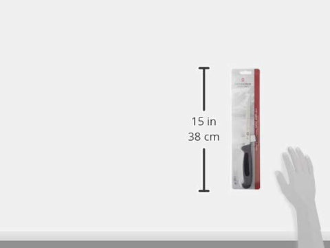 Victorinox Fibrox Pro knife in use trimming meat for efficient portioning