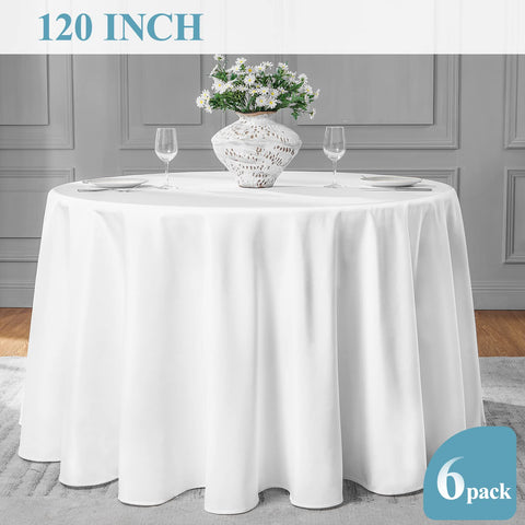 VidaFete folded stack of six linens illustrating value and ready-to-use convenience